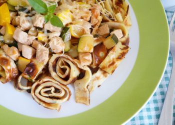 Kuracie soté a palacinkové rezance