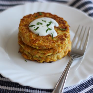 Syrové rosti s cuketou