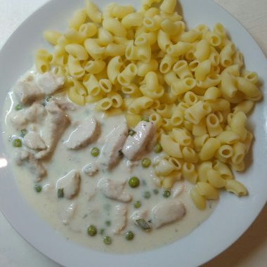 Kuracie prsia s hráškom