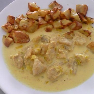 Kuracie mäso so špargľou