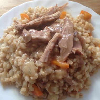 Bravčové plece s krupotom