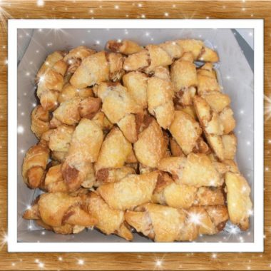 Slané rožteky s oškvarkami