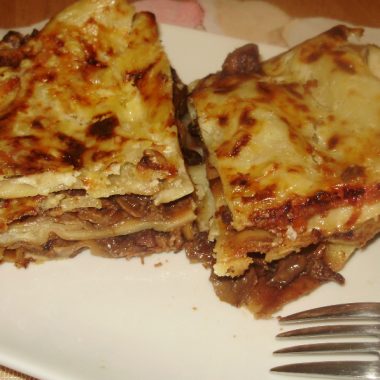 Dubákové lasagne