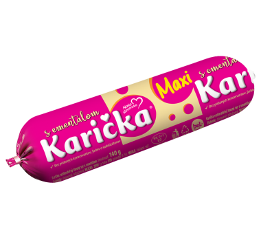 Karička črievko s ementálom Maxi 140 g