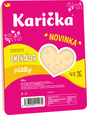 Karička Ementáler plátky 100 g