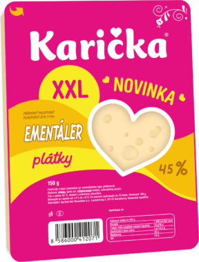 Karička Ementáler plátky XXL 150g
