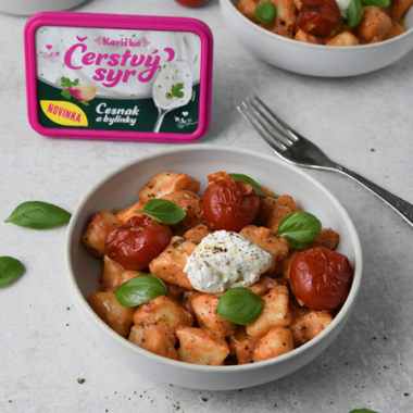 Gnocchi s krémovou paradajkovou omáčkou