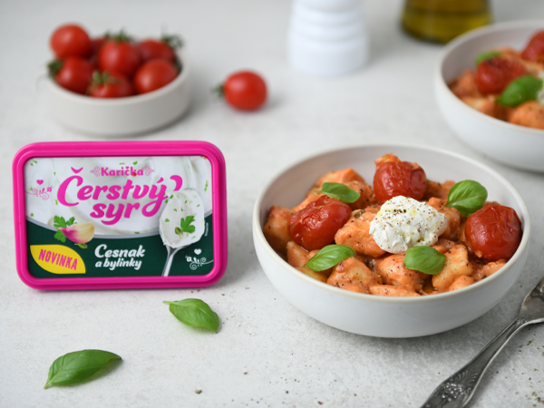 Gnocchi s krémovou paradajkovou omáčkou